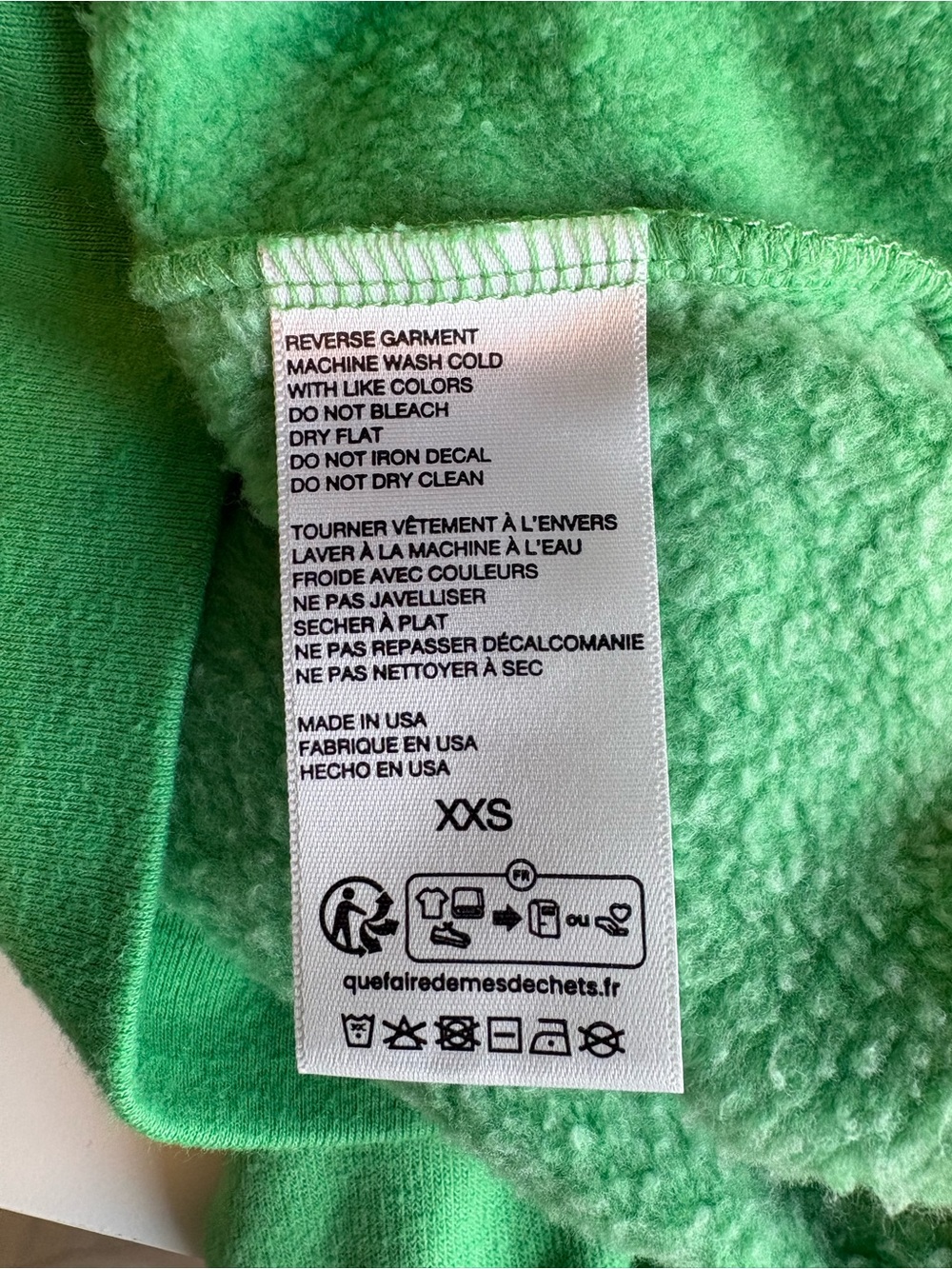 Anthropologie Midnight Rider Carolita Sagittarius Zodiac Sweatshirt Green XXS - Picture 7 of 8